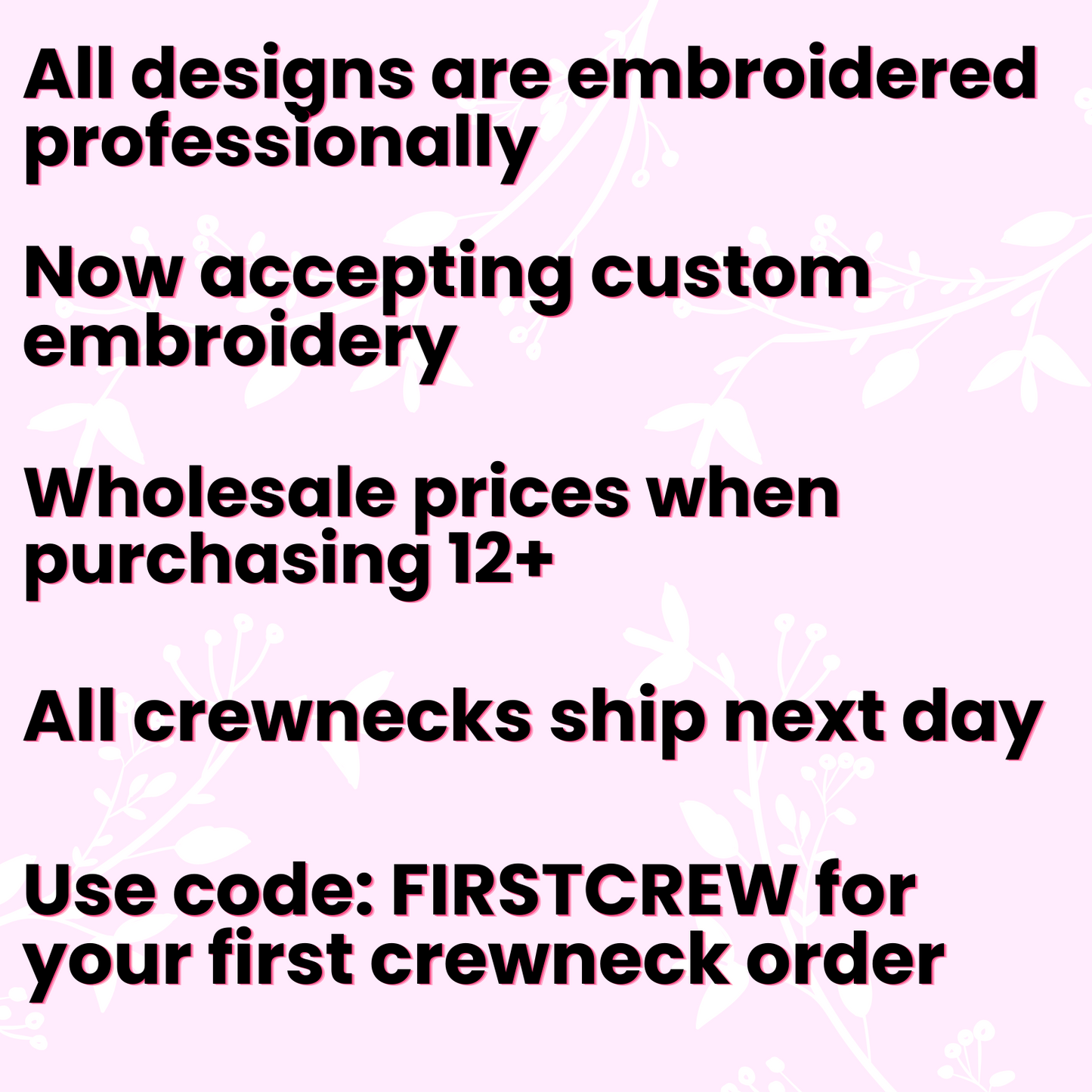 Hello Kitty Face Embroidered Sweatshirt