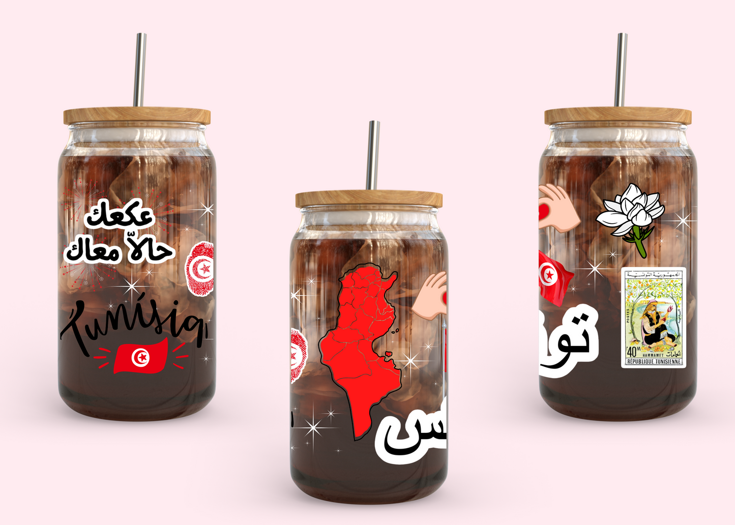 #1000 Tunisia 16oz UVDTF Wrap