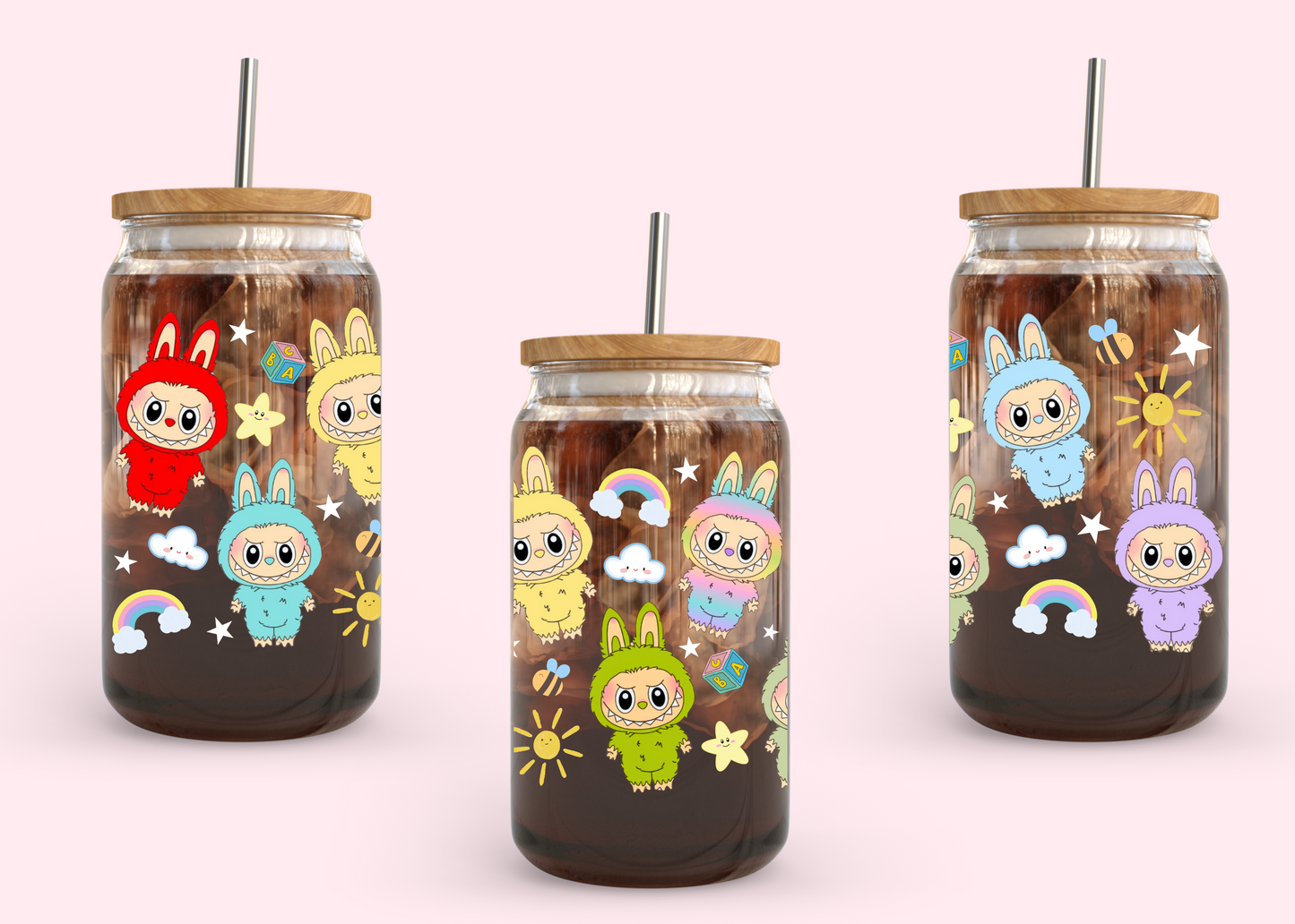 #989 Labubu 16oz UVDTF Wrap