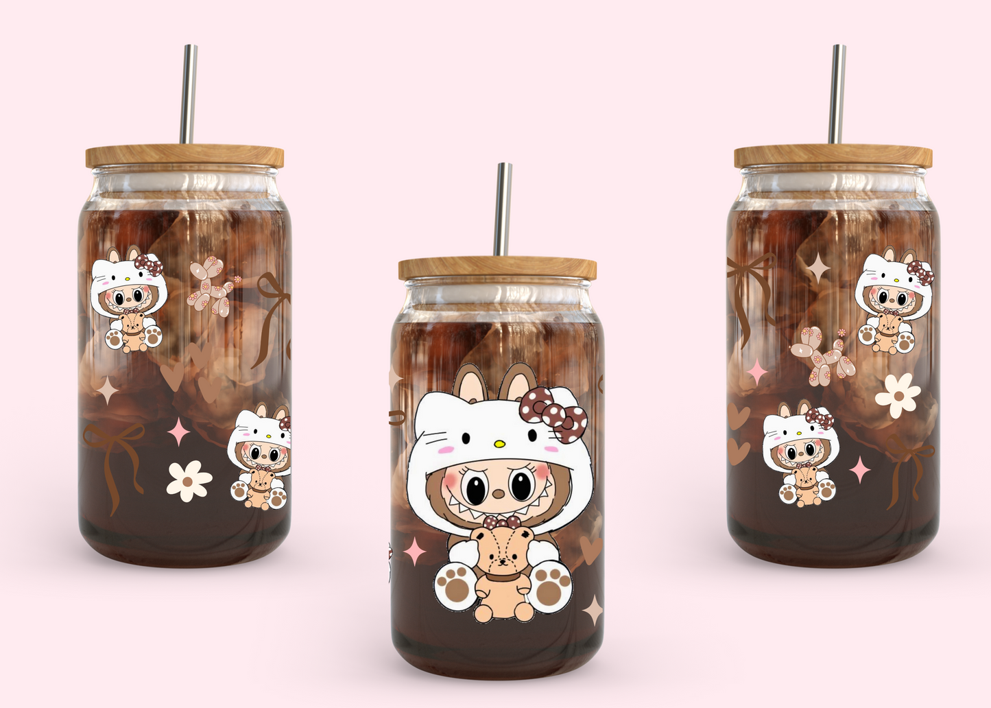 #999 Labubu HK 16oz UVDTF Wrap