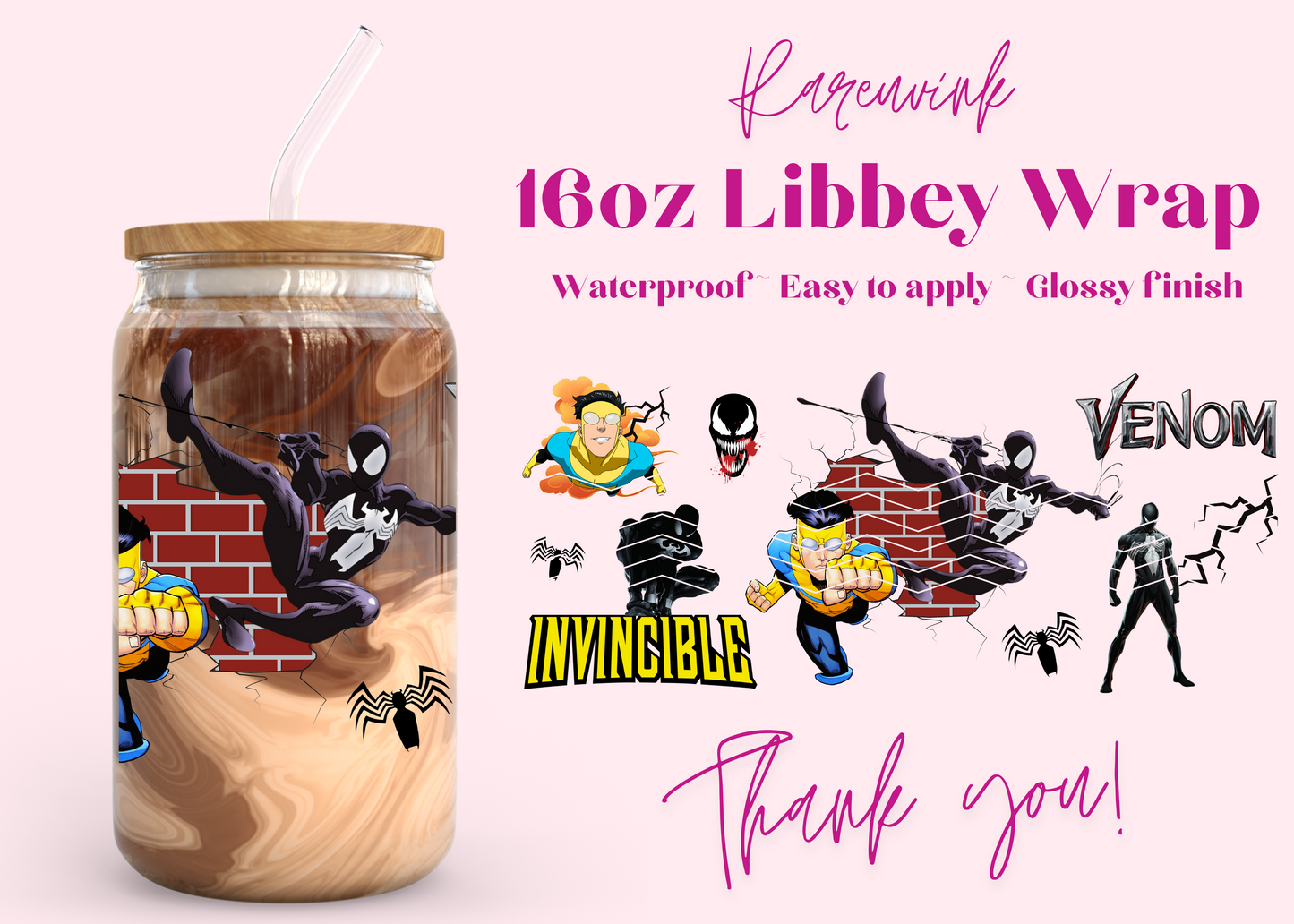 #851 Venom 16oz UVDTF Wrap