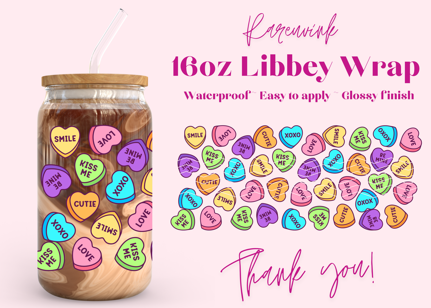 #1202 VD Candy 16oz UVDTF Wrap
