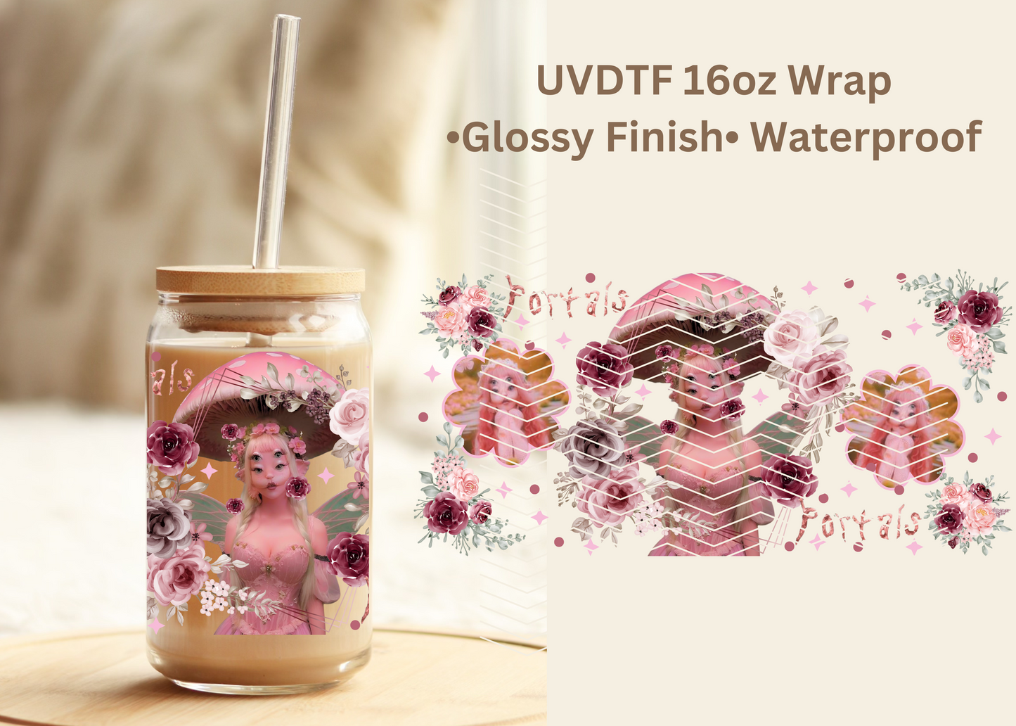 #584 Melanie Martinez 16 oz UVDTF Wrap