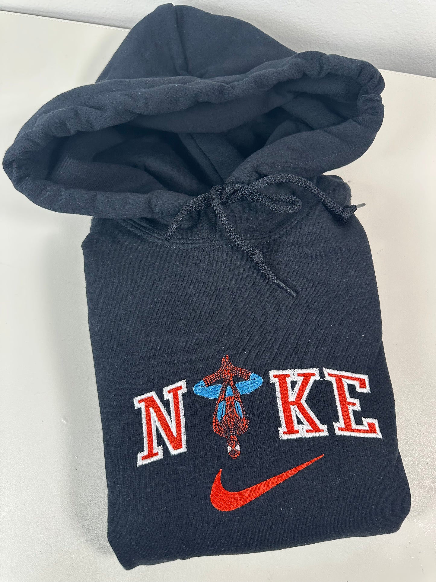 Spiderman Embroidered Hoodie