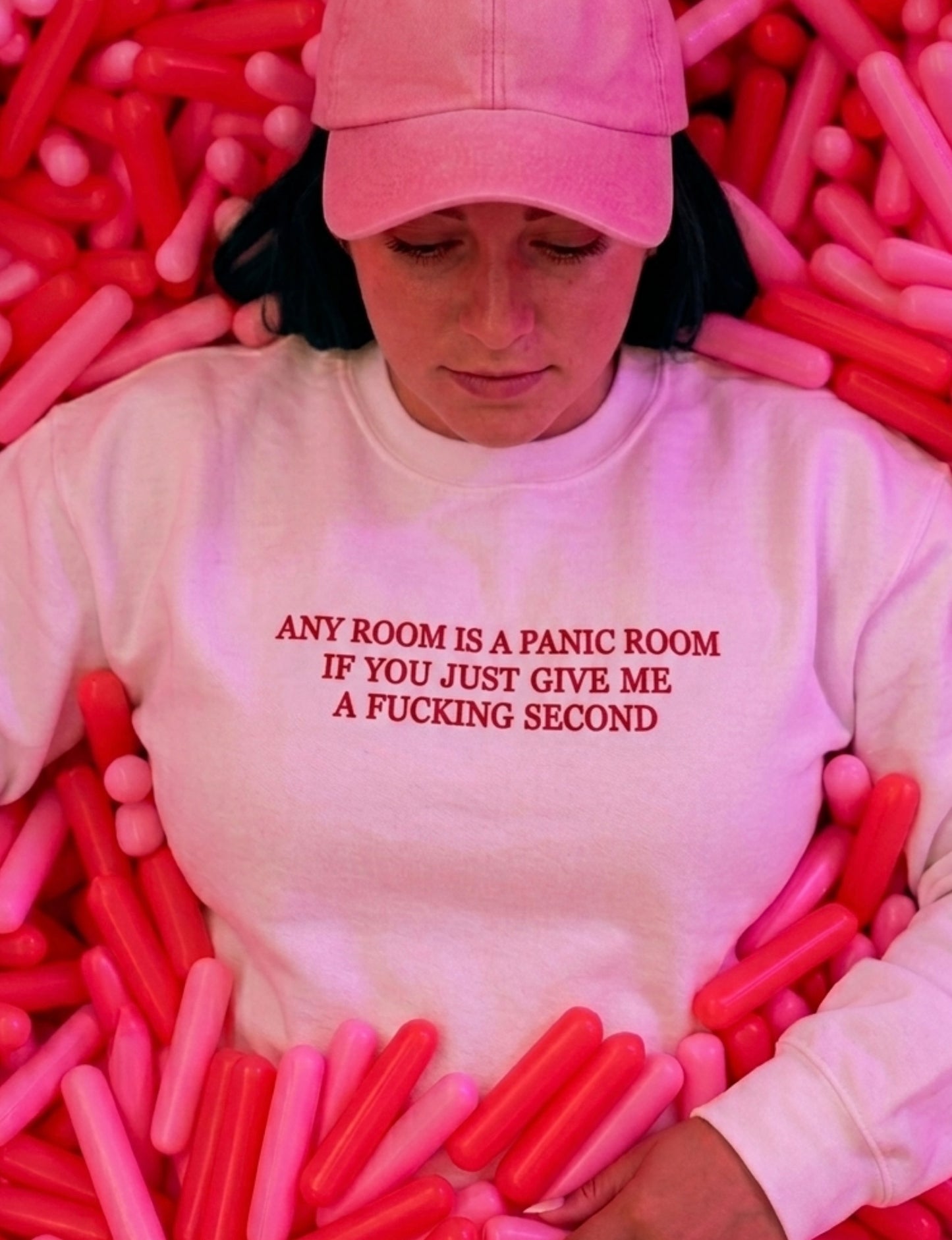 Panic room Embroidered Sweatshirt