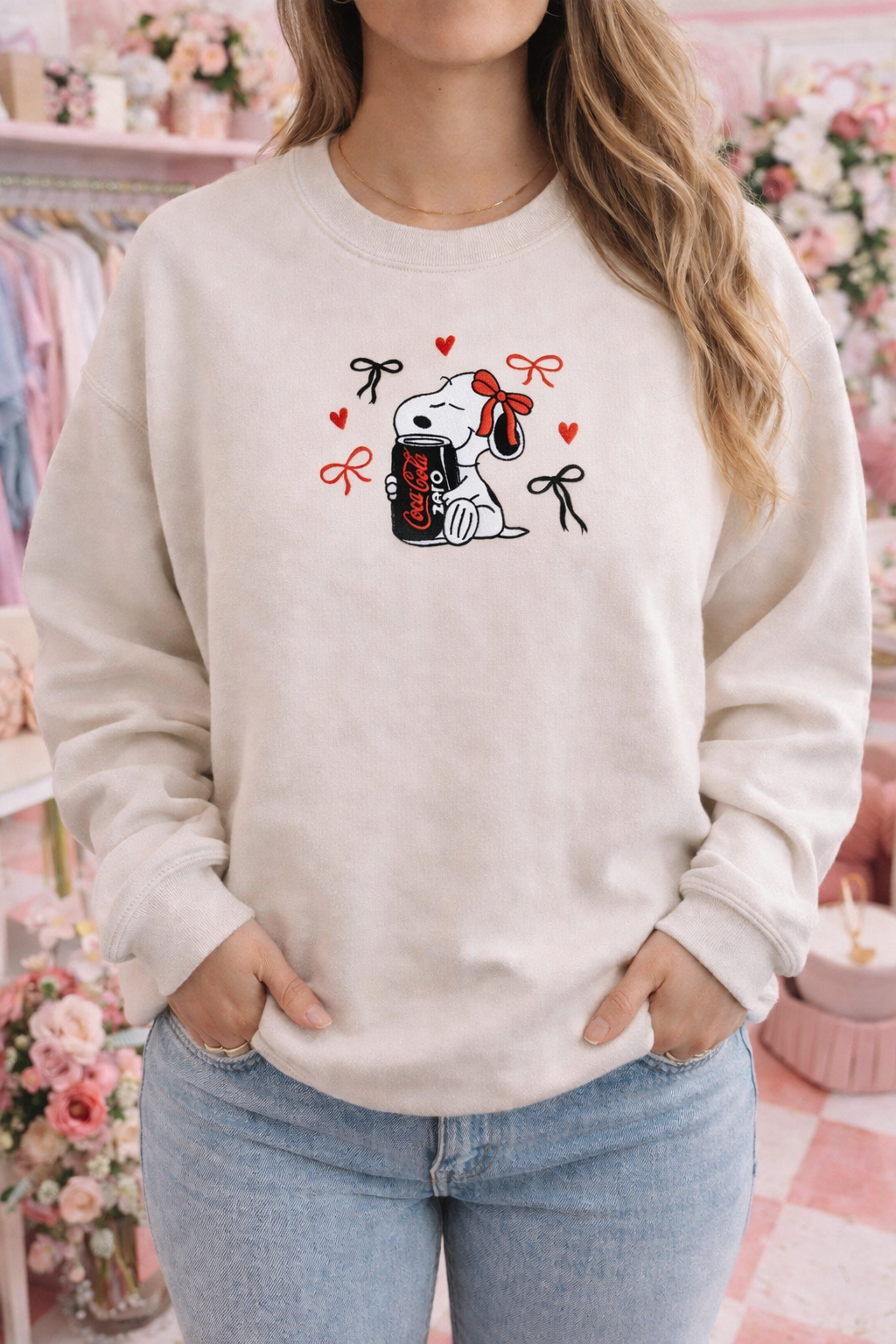 Coke Zero SWS~ Embroidered Crewneck