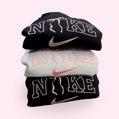 NKE Bow Embroidered Sweatshirt