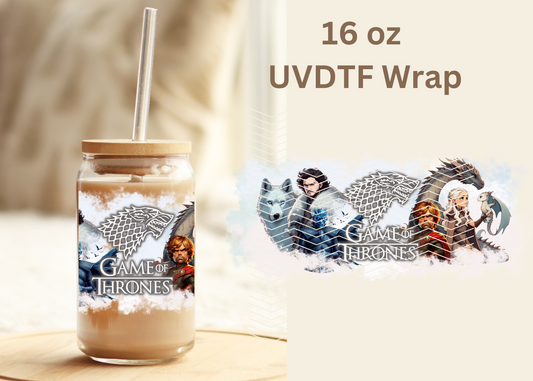 #482 Game of Thrones UVDTF 16 oz Wrap