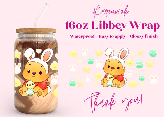 #929 Winnie Easter 16oz UVDTF Wrap