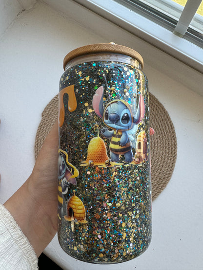 Stitch x Honey Snow Globe 16oz Cup