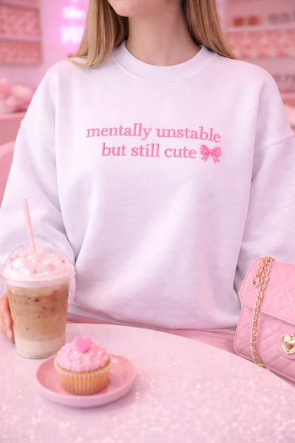Custom Phrase Embroidered Crewneck