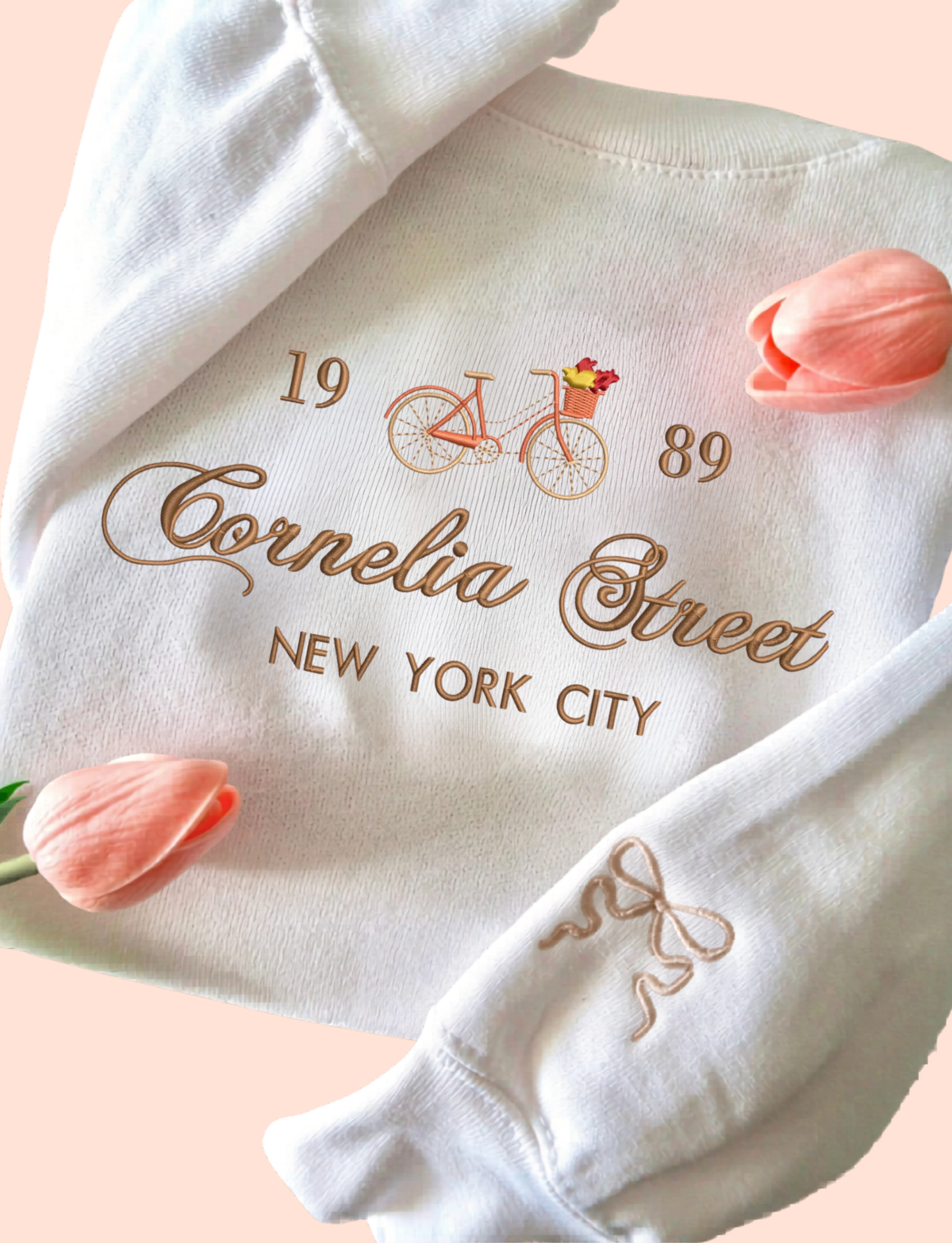Cornelia Street Embroidered Sweatshirt