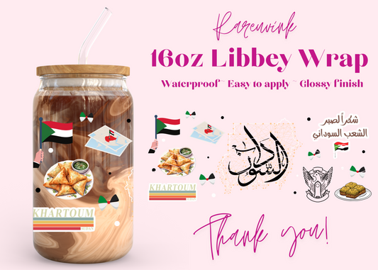 #970 Sudan 16oz UVDTF Wrap
