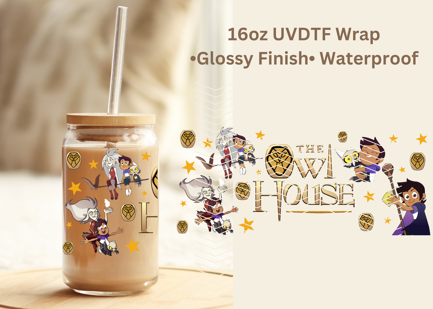 #615 The Owl House 16oz UVDTF Wrap