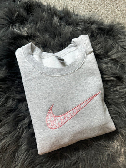 Dior Swoosh Embroidered Sweatshirt