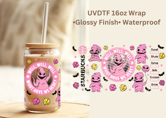 #581 Monster Starbux 16 oz UVDTF Wrap