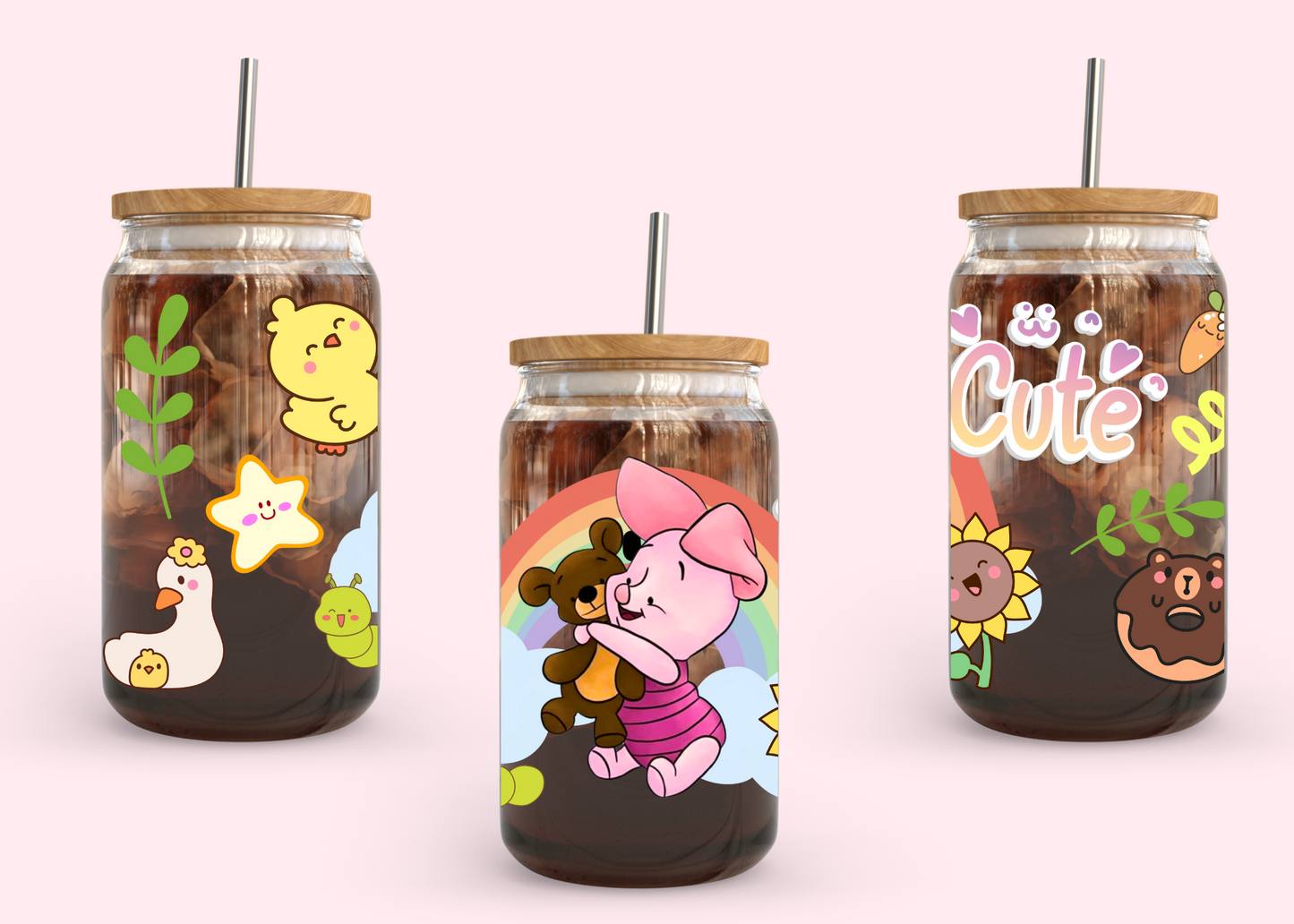 #1048 Piglet 16oz UVDTF Wrap
