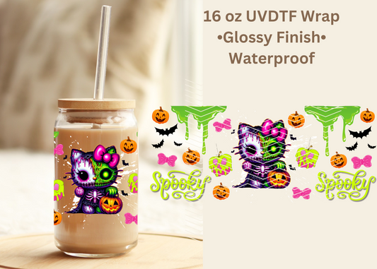 #542 HK Halloween 16oz UVDTF wrap