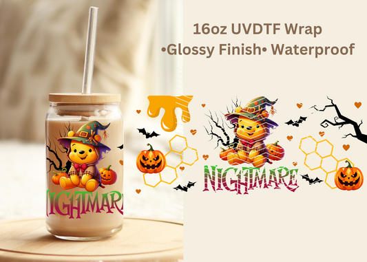 #690 Winnie Nightmare 16oz UVDTF Wrap