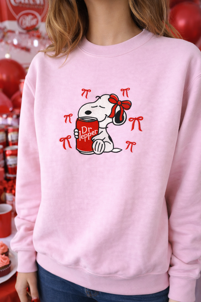 Dr Pepper SWS~ Embroidered Crewneck