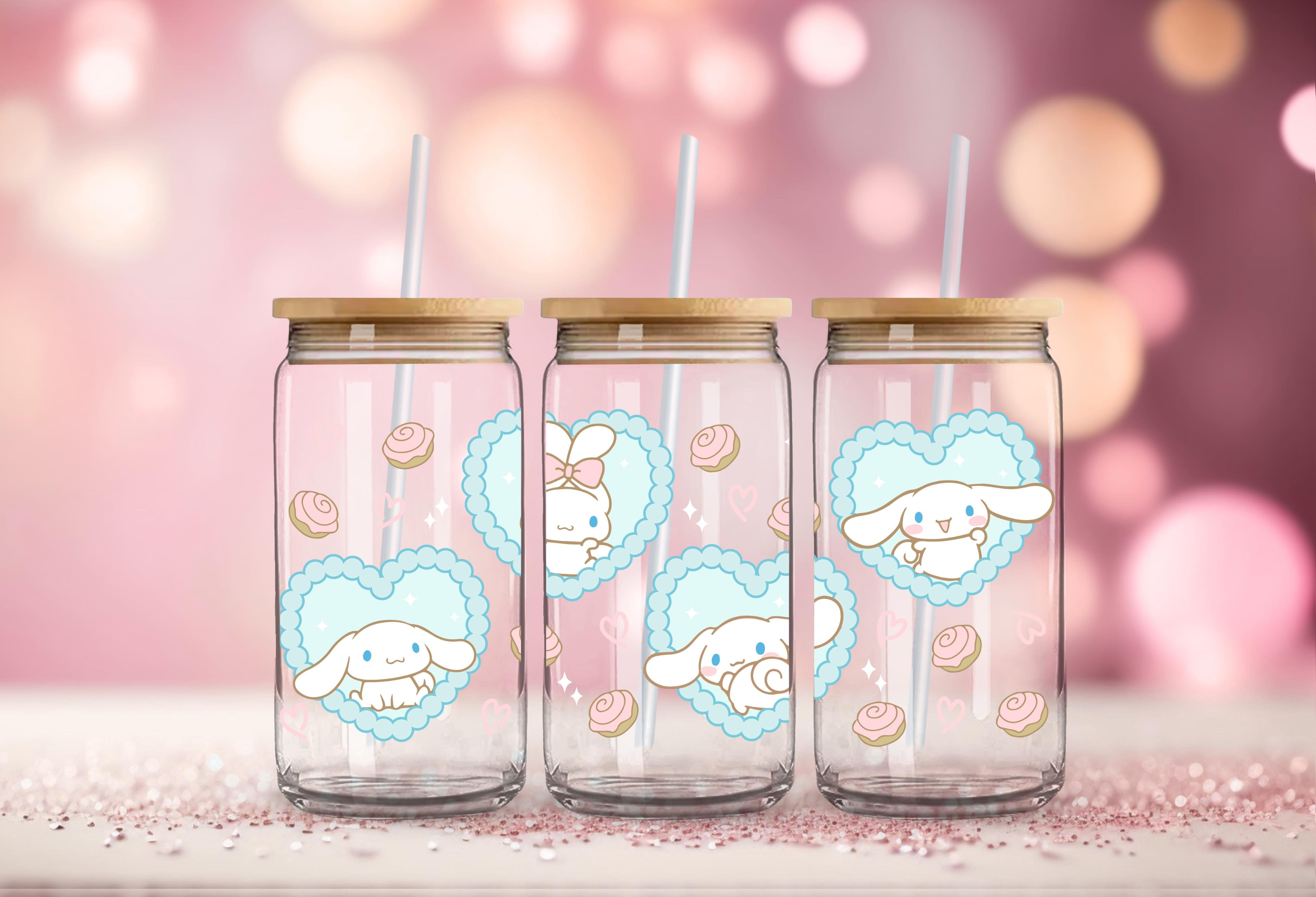 #75 Kawaii Cinna Rabbit UV DTF Wrap 16 oz – Rareuvink