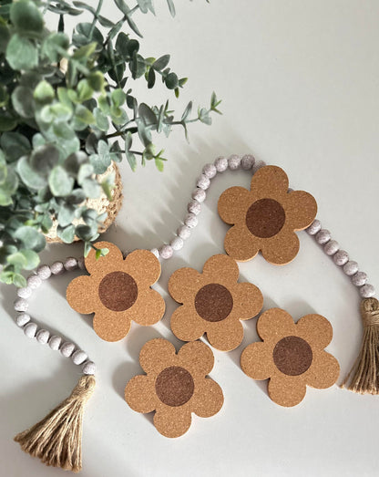 Cork Flower Coaster