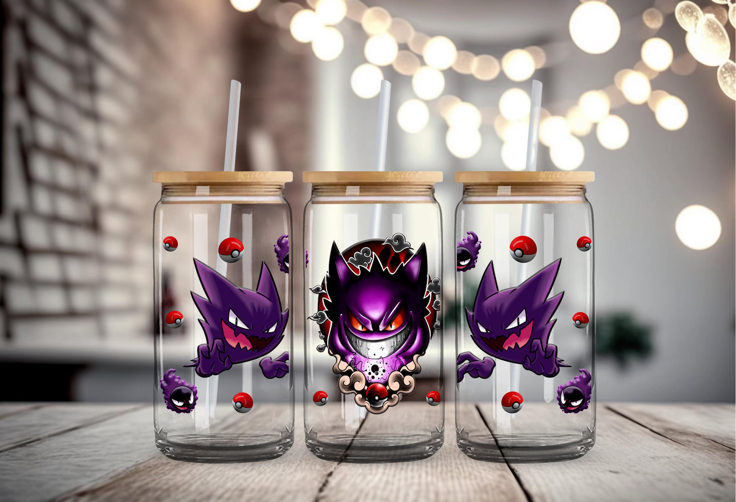 #228 Pokemon Gengar UV DTF 16 oz Wrap