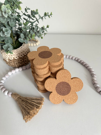 Cork Flower Coaster