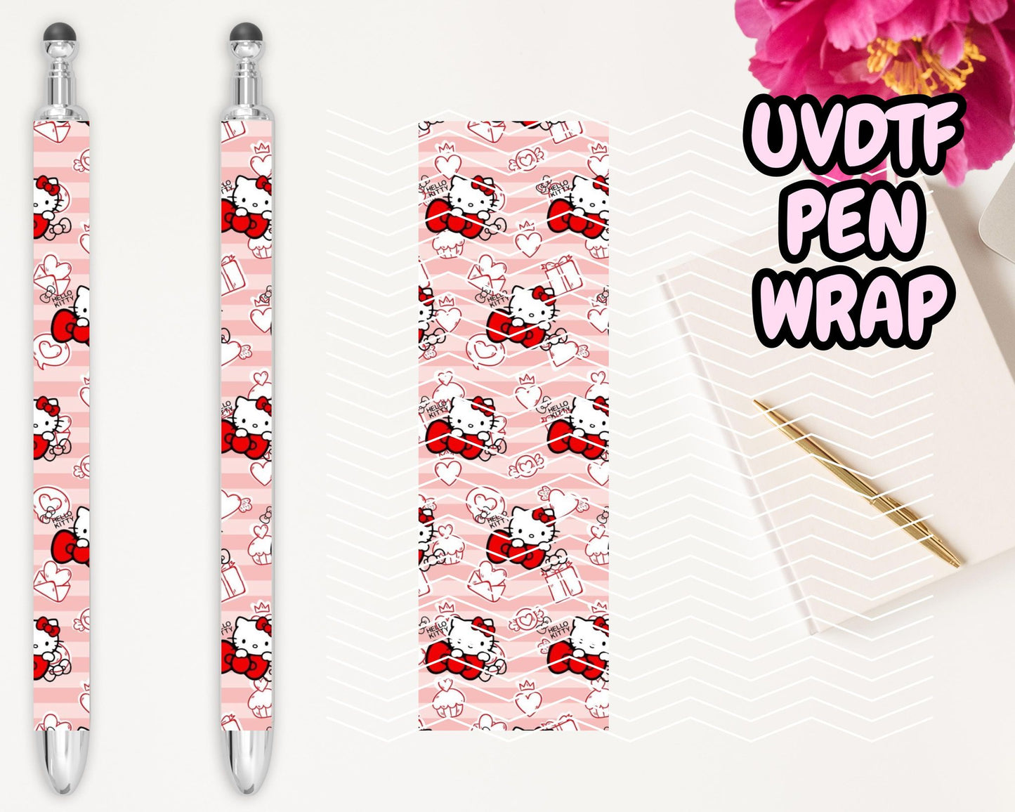 A10 Hello Kitty UVDTF Pen Wrap