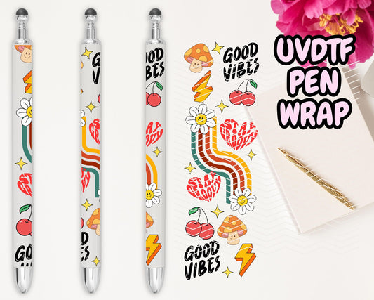 A46 Good Vibes UVDTF Pen Wrap