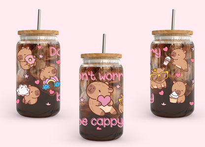 #1044 Be cappy 16oz UVDTF Wrap