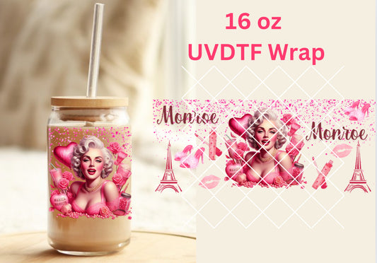 #324 Marilyn Monroe Exclusive UVDTF 16 oz Wrap