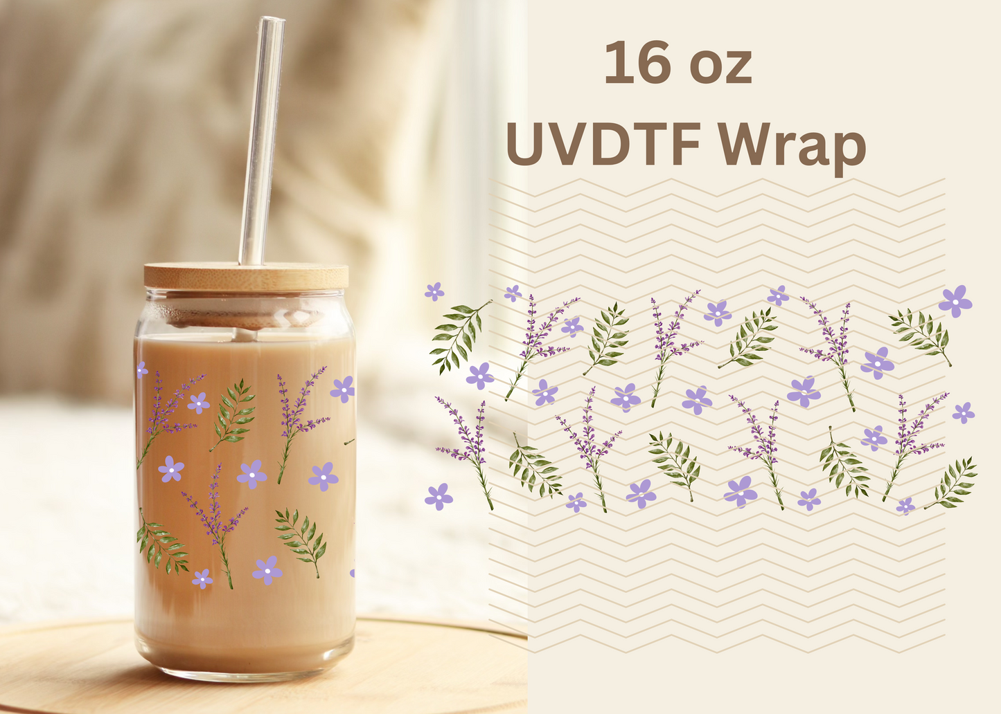 #333 Lavender UVDTF 16 oz Wrap