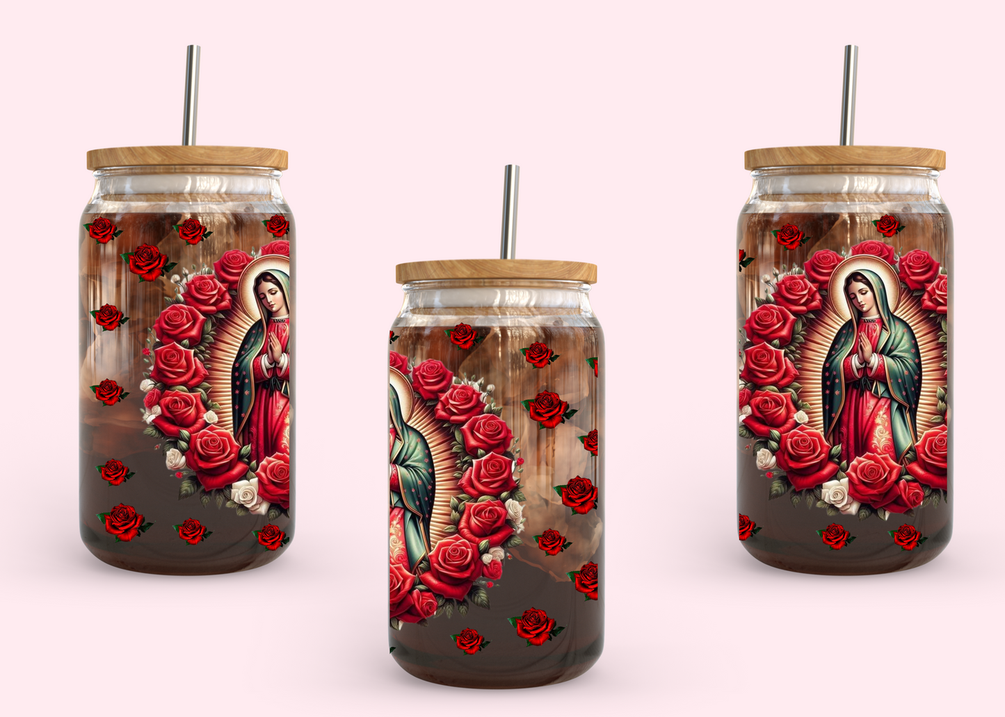#1086 Virgen De Guadalupe 16oz UVDTF Wrap