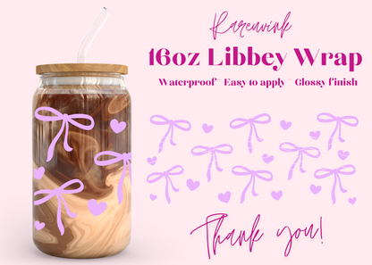 #1091 Lavender Coquette 16oz UVDTF Wrap