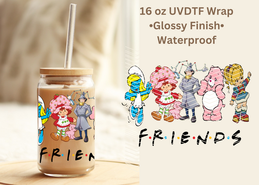 #515 Friends 16 oz UVDTF wrap