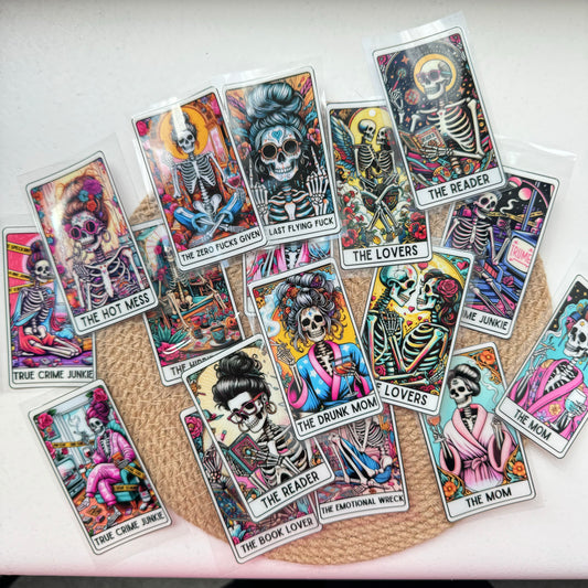 Tarot Cards Pack of 17 UVDTF Decals