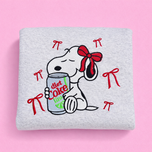 Diet Coke SWS~ Embroidered Crewneck