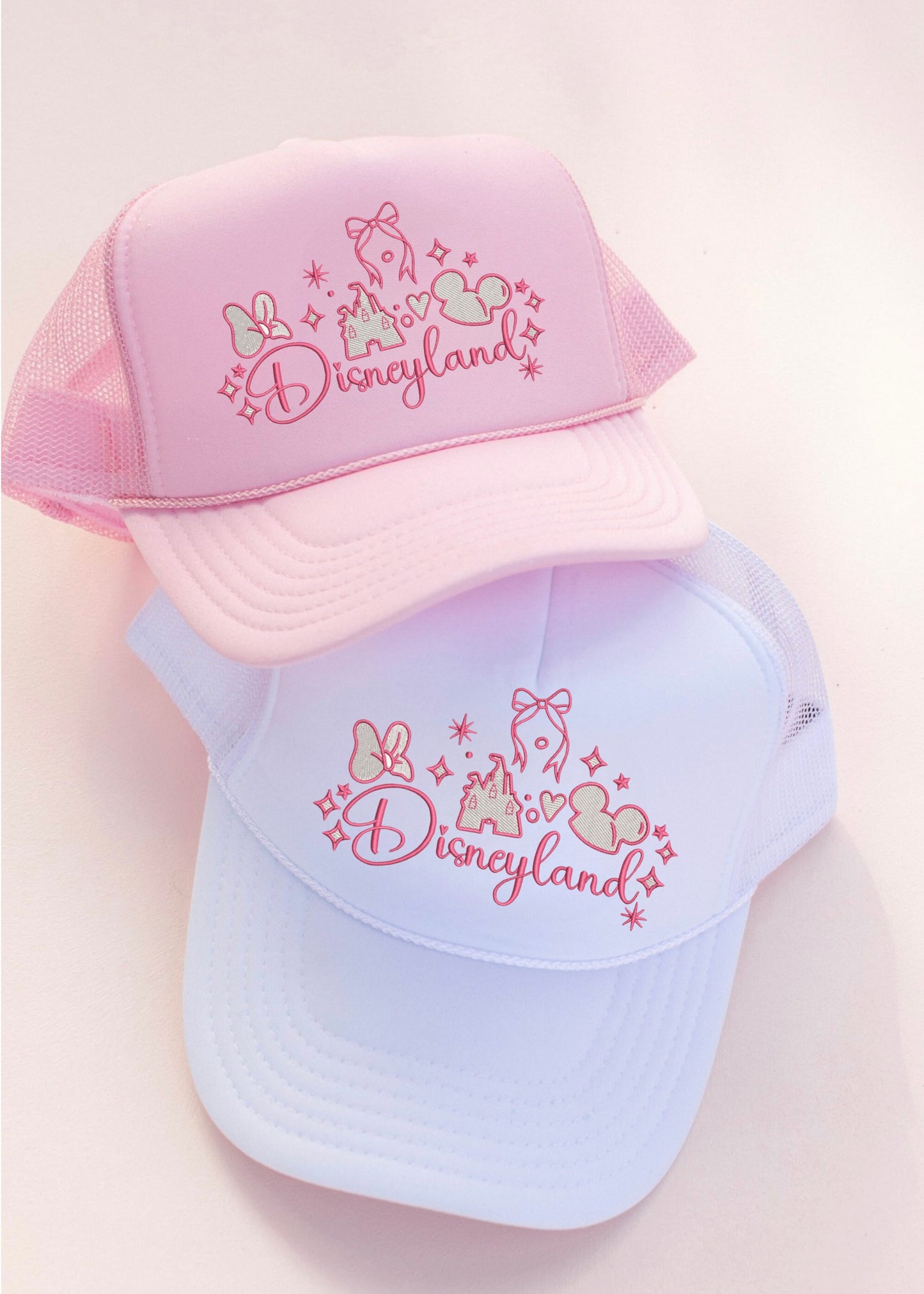 Embroidered Disneyland Truckers Mesh Foam Hat