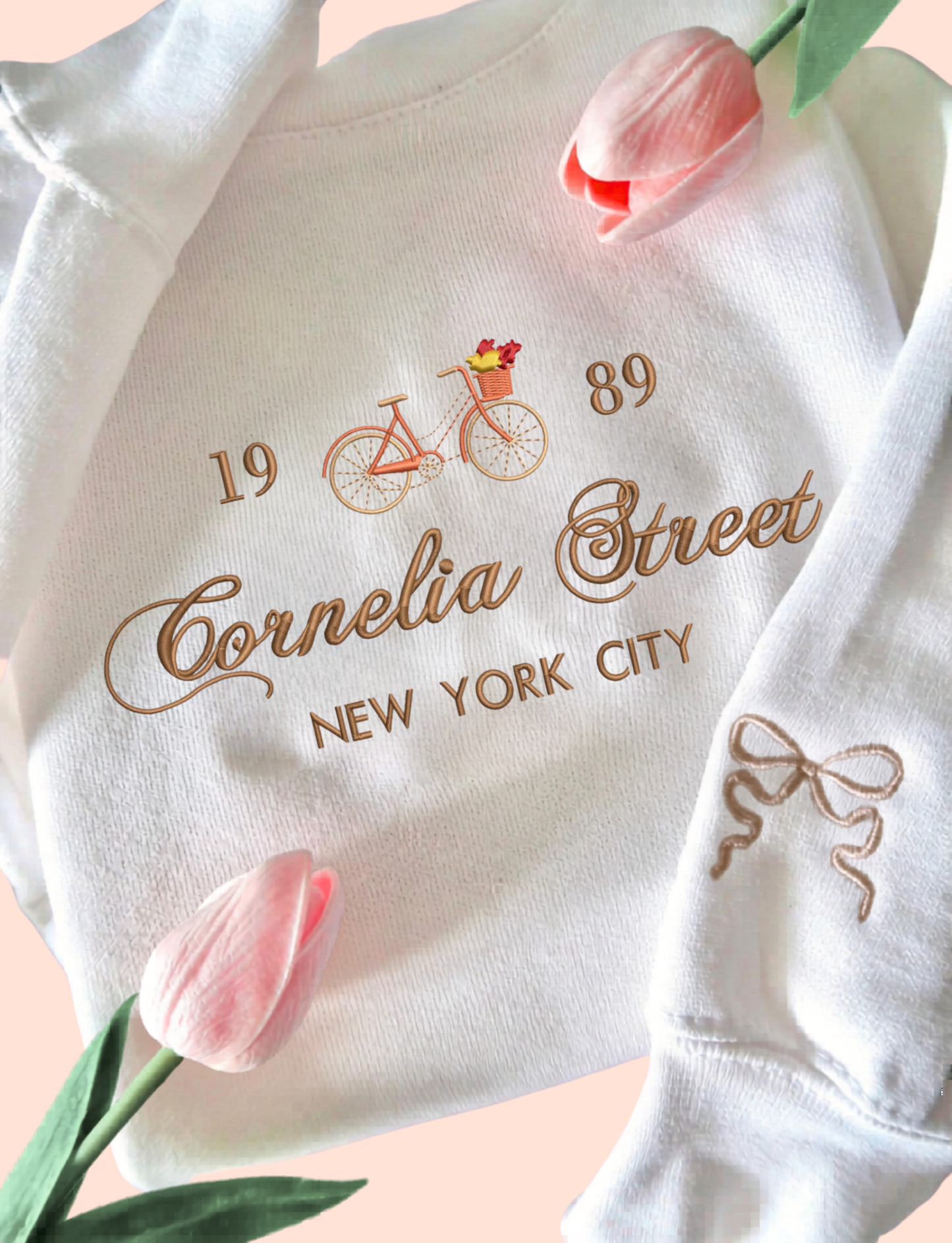 Cornelia Street Embroidered Sweatshirt