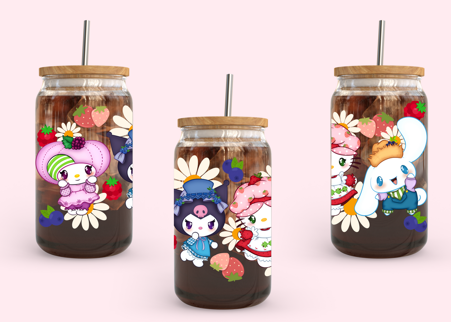 #1042 Sanrio Fruit 16oz UVDTF Wrap