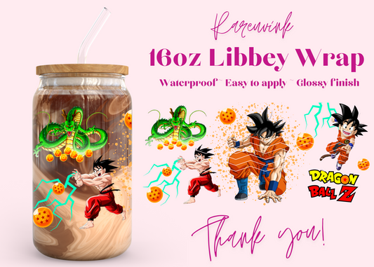 #1132 Dragon Ballz 16oz UVDTF Wrap