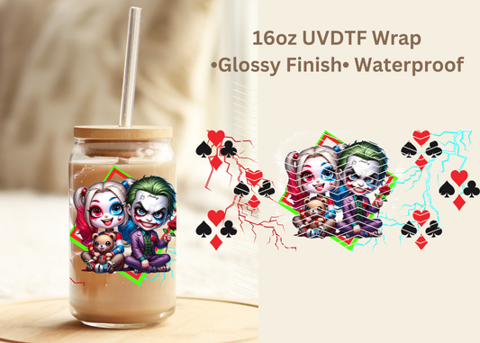 #608 Joker Exclusive 16 oz UVDTF Wrap