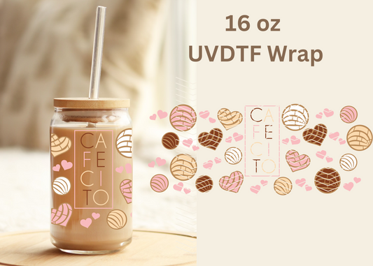 #364 Cafecito UVDTF 16 oz Wrap