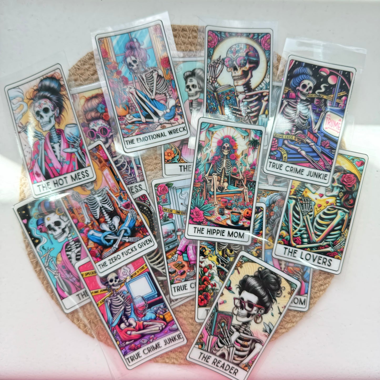 Tarot Cards Pack of 17 UVDTF Decals