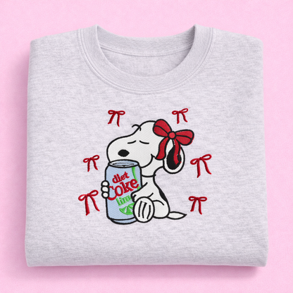 Diet Coke SWS~ Embroidered Crewneck