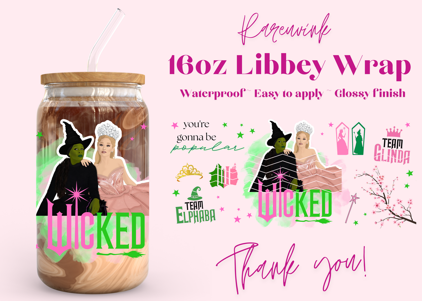 #1171 Wicked 16oz UVDTF Wrap