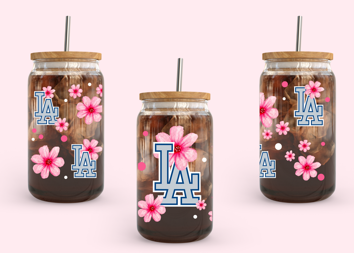 #1051 LA Flowers 16oz UVDTF Wrap