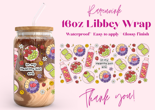 #1127 Healthy Girl Era 16oz UVDTF Wrap