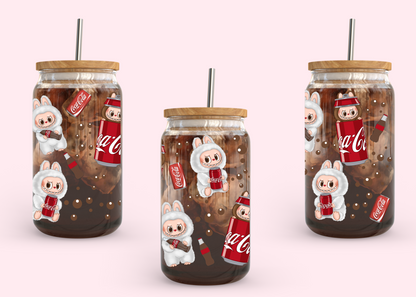 #1095 Labubu Coca Cola 16oz UVDTF Wrap